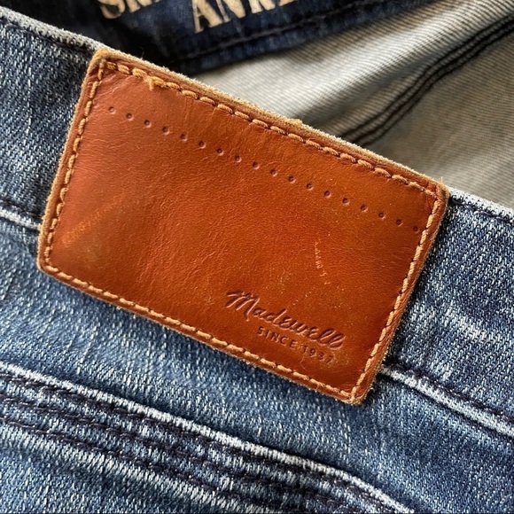 Madewell 24 ‘Skinny Skinny Ankle’ Jeans Zipper Ankles Medium Wash - Picture 9 of 10